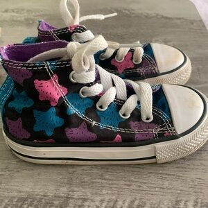Toddler girls Converse All Star high top sneakers- size 7